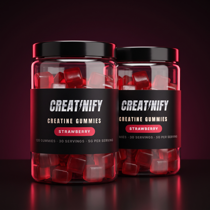 Creatine Gummies — 2 Jars · 60-Day Supply (240 Gummies)