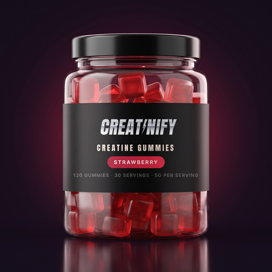 Creatine Gummies — 5g Creatine Monohydrate · 120 Vegan Gummies